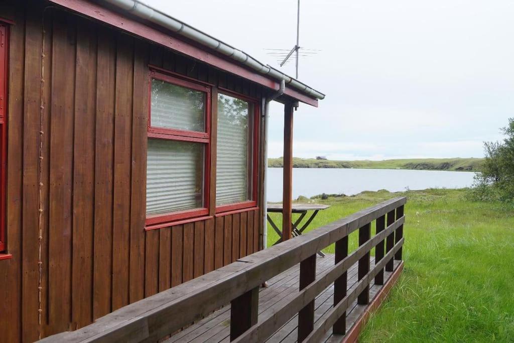 Lakeview Cabin Near Kirkjubaejarklaustur Bagian luar foto
